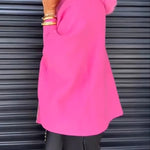 Warm Call Knit Long Sleeve Zipper Plush Hooded Pocket Loose Cardigan