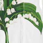 A-Line Long Sleeves Buttoned Flower Print Round-Neck Maxi Dresses