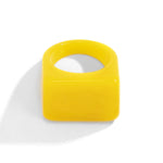 Original Stylish Resin 8 Colors Geometric Ring