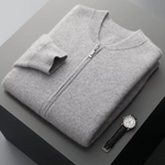 PURE EXTRA-FINE MERINO WOOL V-NECK CARDIGAN