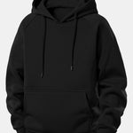 Western Cowboy Print Drawstring Hoodie