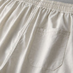 Waffle Textured Cuban Shirt & Straight Leg Linen Pants