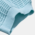 Textured Jacquard Johnny Collar Knit Polo