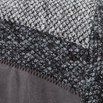 Zip Up Faux Suede Patchwork Sweater