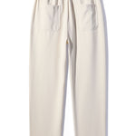 Relax Fit Long Sleeve 2 In 1 Waffle T-Shirt & Single Pleat Drawstring Straight Leg Pants