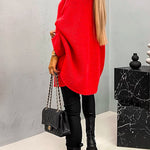 Batwing Sleeves Cozy Overisized Pullover Sweater