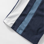 Color Block Corduroy Straight Leg Pants