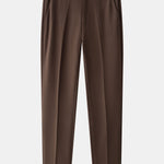 Contrast Textured Johnny Collar Polo & Slim Fit Tapered Trousers