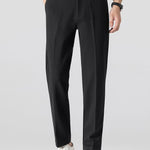 Woolen Straight Leg Trousers