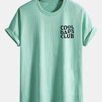 Regular Fit Cool Dads Club Print Cotton T-Shirt