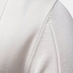 Contrast Trim Zipper Knit Polo Shirt & Cotton Chino Shorts