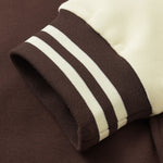 Jersey Contrast Preppy Jacket