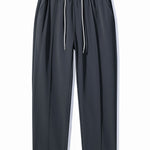 Raglan Sleeve 2 In 1 Waffle T-Shirt & Single Pleat Drawstring Straight Leg Pants