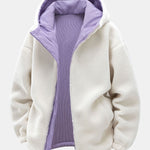 Teddy Corduroy Reversible Hooded Jacket
