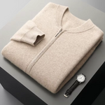 PURE EXTRA-FINE MERINO WOOL V-NECK CARDIGAN