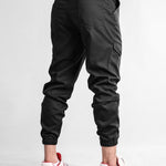 Flannel Plaid Overshirt & Chino Cargo Jogger Pants