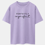 Perfectly Imperfect Print Drop Shoulder Oversize T-Shirt
