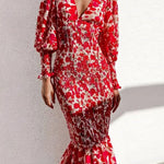 Margovil Smock Printed Mermaid Dress