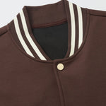 Jersey Contrast Preppy Jacket