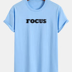 Regular Fit Vague Focus Print Cotton T-Shirt