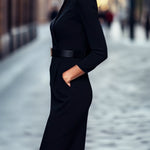 Eva | Elegant Midi Dress with a Flattering Waist