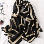 Printed Stylish Sun-Proof Silk Scarf