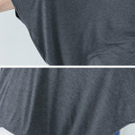 Vintage Loose Round-Neck Batwing Sleeves Shirts