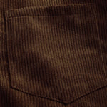 Men's Textured Half Button Corduroy Long Sleeve Shirt and Casual Pants Set