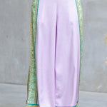 Elastic Waist Printed Wide Leg Pants