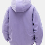 Teddy Corduroy Reversible Hooded Jacket