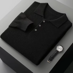 PURE EXTRA-FINE MERINO WOOL CLASSIC SWEATER POLO