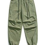 Elastic Waist Parachute Pants