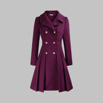 DAMI��� - Classy Double Button Long Sleeve Coat