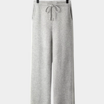 PURE EXTRA-FINE MERINO WOOL WIDE LEISURE TROUSERS