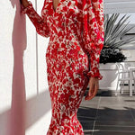 Margovil Smock Printed Mermaid Dress