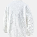 Letter Jacquard V Neck T-Shirt
