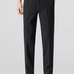 Woolen Straight Leg Trousers