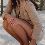Button Up Frayed Hem Short Tweed Jacket