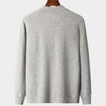 PURE EXTRA-FINE MERINO WOOL POLO CARDIGAN