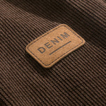 Slogan Back Print Relax Fit Hoodie & Straight Leg Corduroy Pants