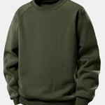 Basic Crew Neck Sweatshirt & Jogger Pants