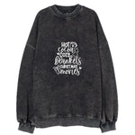 Winter Wonderland Hot Cocoa Cozy Blankets Christmas Movies Vintage Sweatshirt