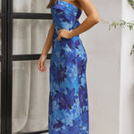 Letters of Mine Floral Off Shoulder Maxi Dress