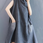 Original Split-Joint With Pocket Denim Dress