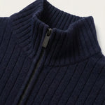 Léon Navy Rib Vest