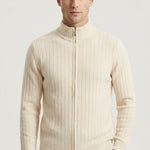 Léon Beige Rib Vest