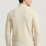Léon Beige Rib Vest