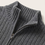 Léon Grey Rib Vest