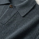 Ario Long Sleeve Polo Grey