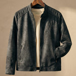 Matteo Suede-Effect Zip Jacket